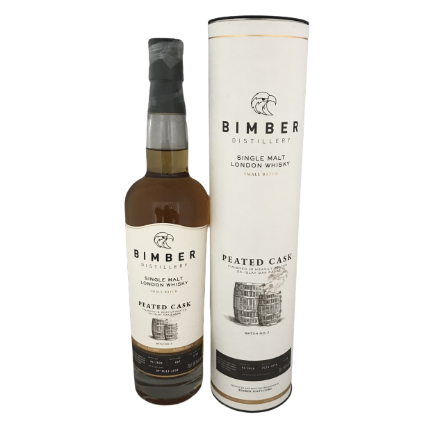 Bimber - Single Malt London Whisky - Peated Cask Casknumber Batch 01/2020 July 2020