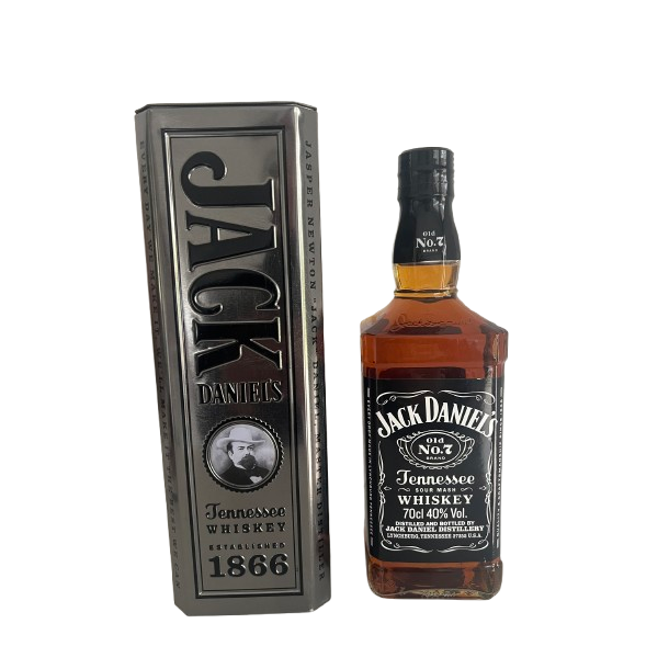 Jack Daniel's Old No.7 Brand Jasper Newton "Jack" Daniel, Master Distiller tin