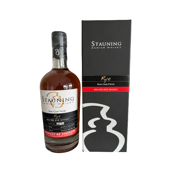 Stauning - Rye - Rum Cask Finish Handwritten Label (German Market)